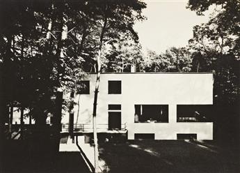 LUCIA MOHOLY (1894-1989) A selection of 7 important real photo postcards documenting the art and architecture of the Bauhaus.